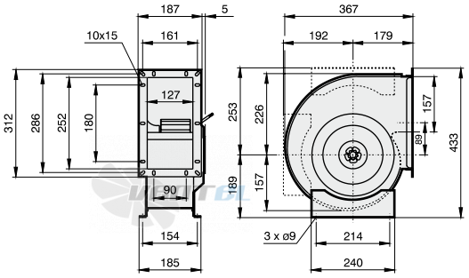 Rosenberg ERAE 200-4 - описание, технические характеристики, графики